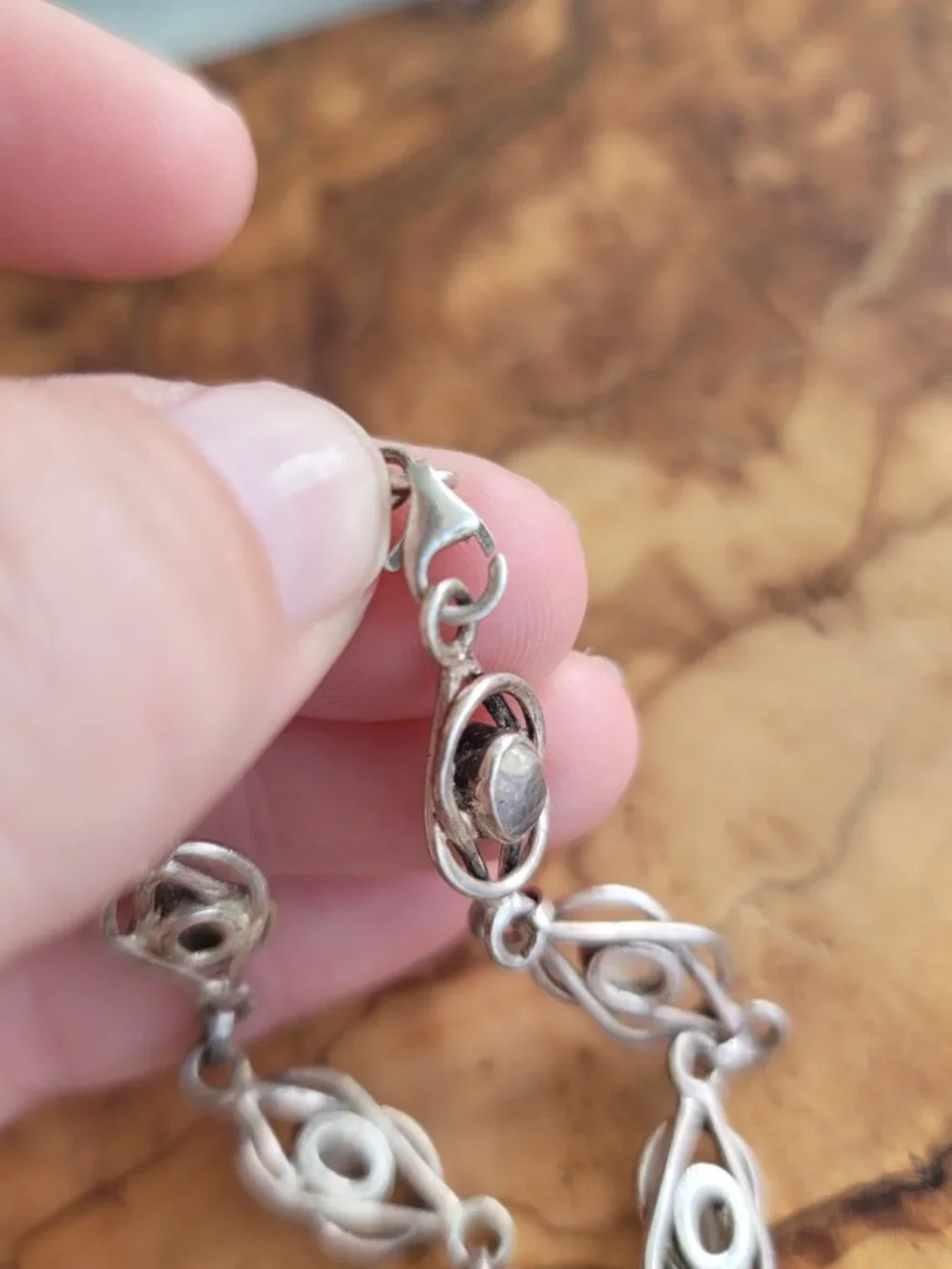 Moonstone & Sterling Bracelet